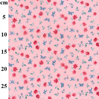 Floral cotton fabric