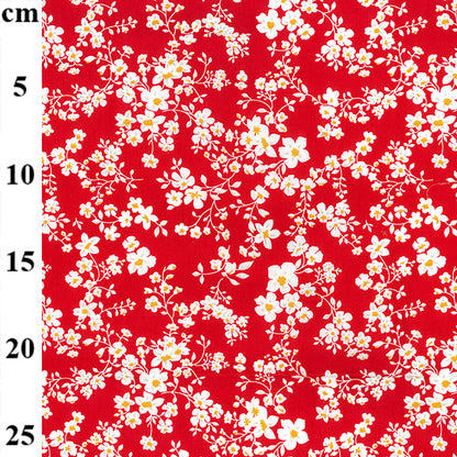 Floral cotton fabric