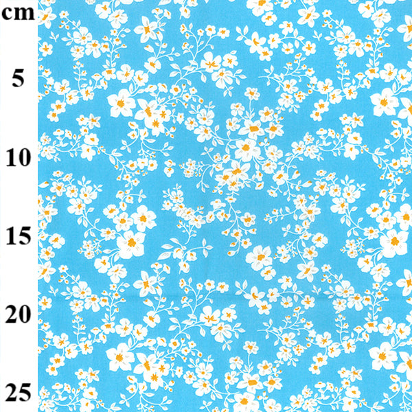 Floral cotton fabric