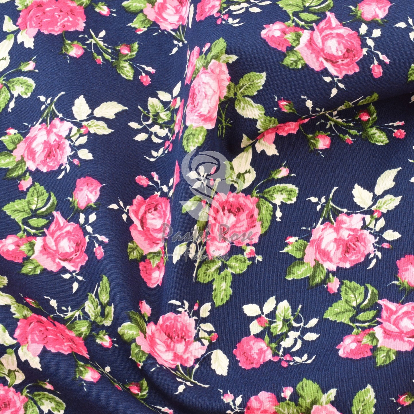 Floral cotton fabric