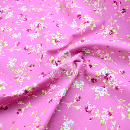 Floral cotton fabric