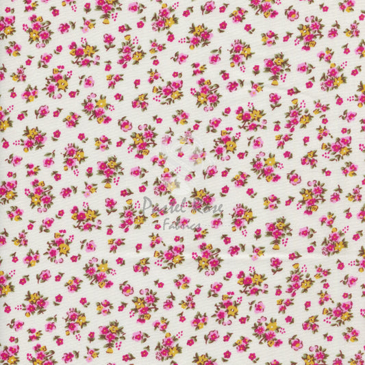 Floral cotton fabric