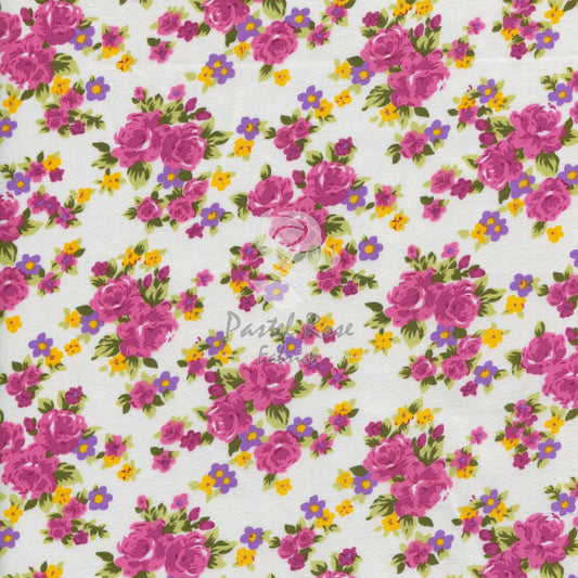 Floral cotton fabric