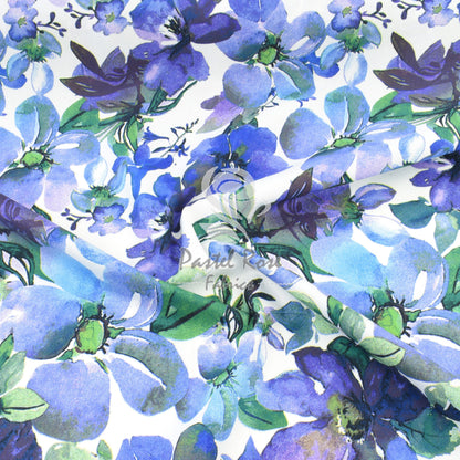 Floral cotton fabric