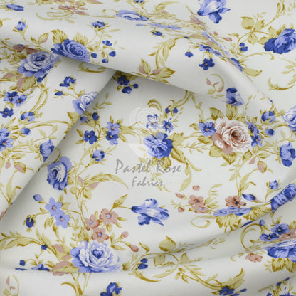 Floral cotton fabric