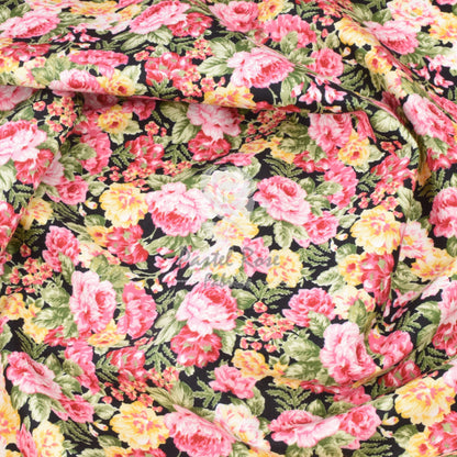 Floral cotton fabric