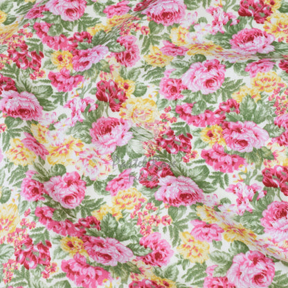 Floral cotton fabric