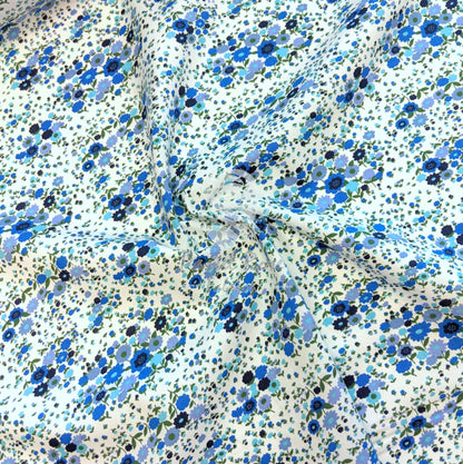 Floral cotton fabric