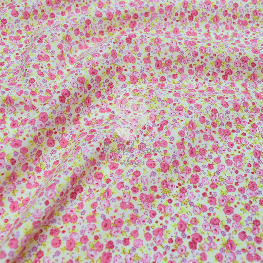 Floral cotton fabric