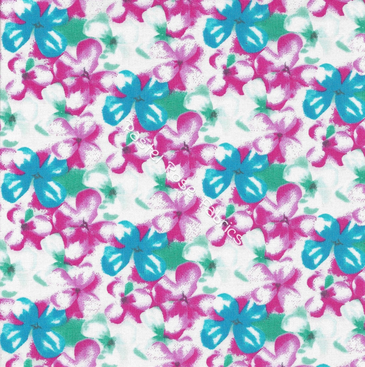 Floral cotton fabric