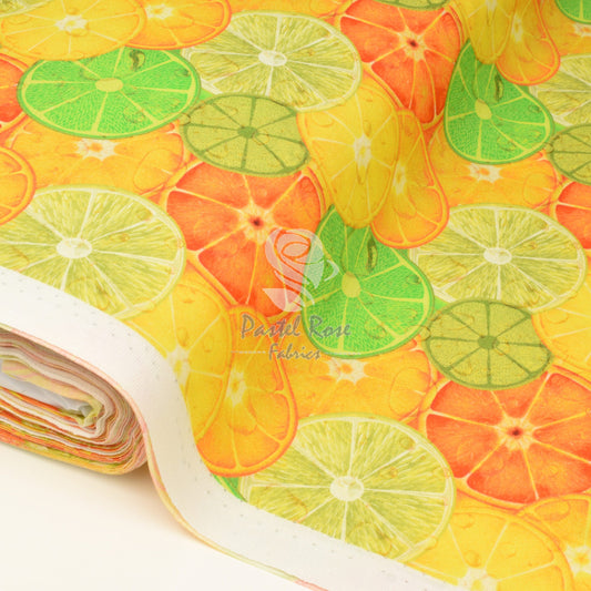 Fruits cotton fabric