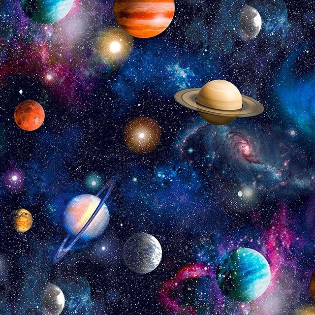 Galaxy cotton fabric