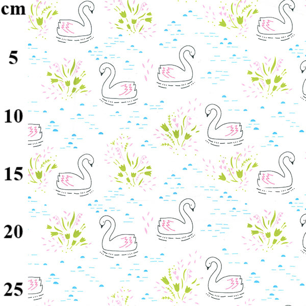 swan cotton fabric