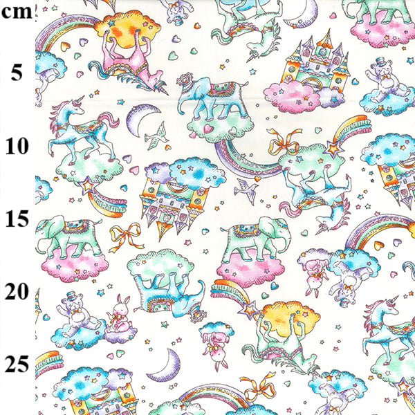 unicorn cotton fabric