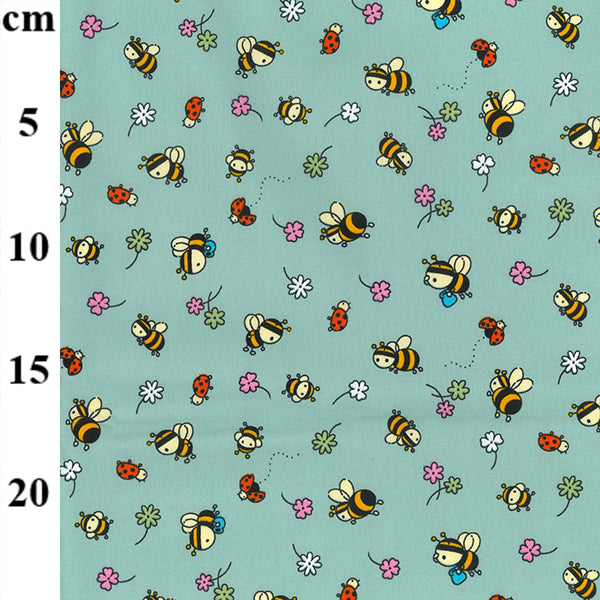 honey bee cotton fabric