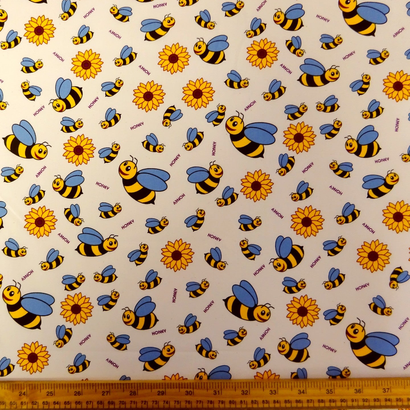 honey bee cotton fabric