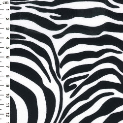 Zebra cotton fabric