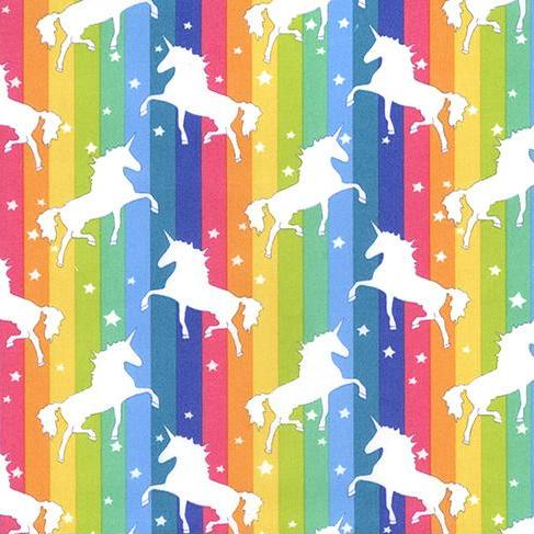 unicorn cotton fabric