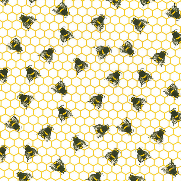 honey bee cotton fabric