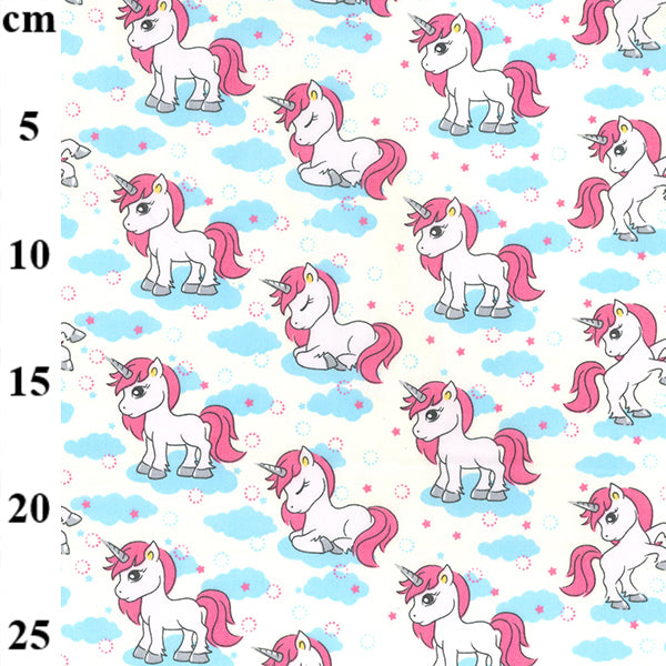 unicorn cotton fabric