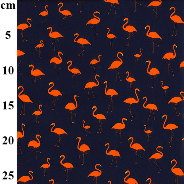 flamingo cotton fabric