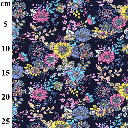 Floral cotton fabric