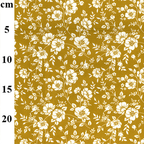 Floral cotton fabric