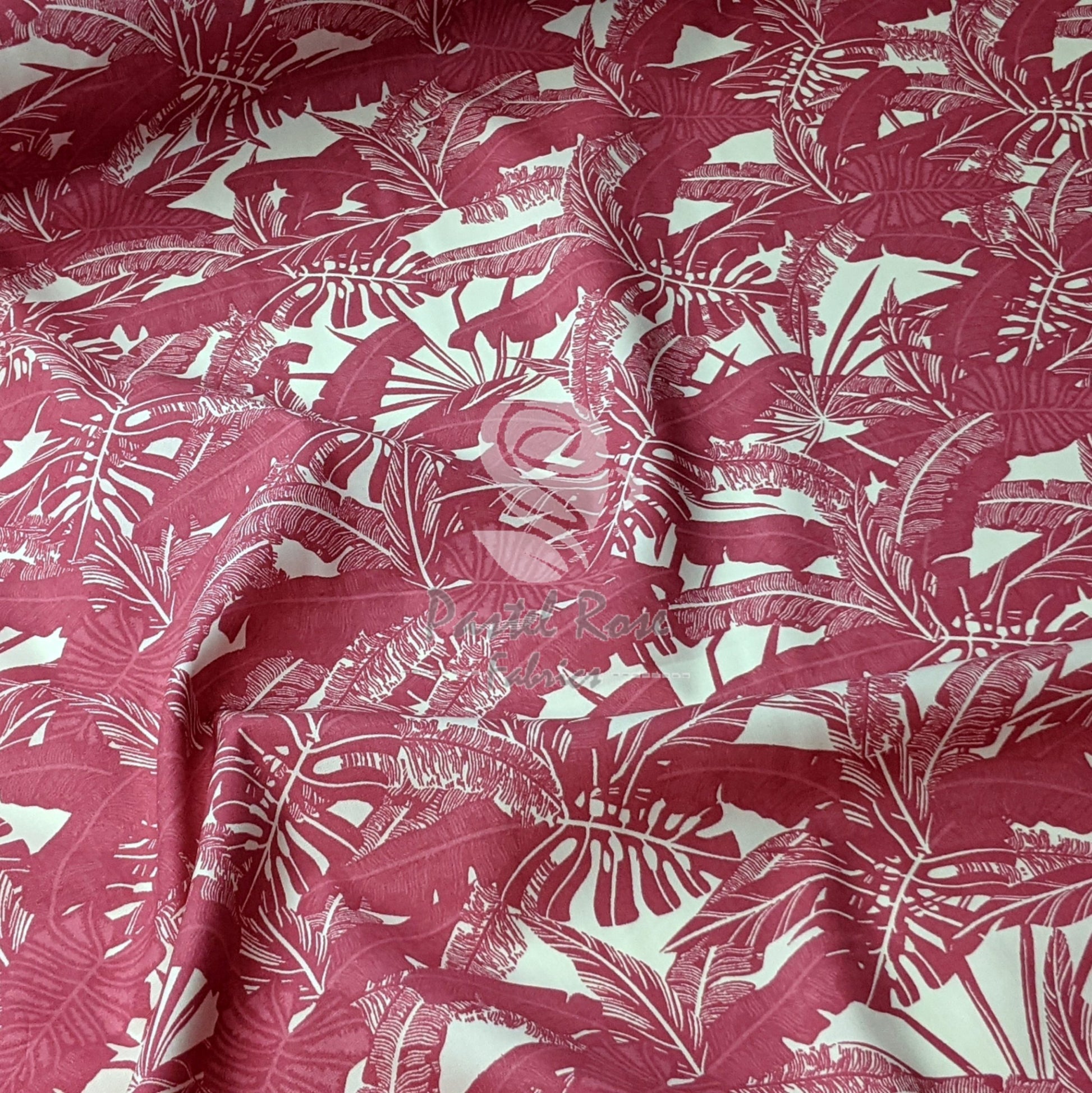 Floral cotton fabric