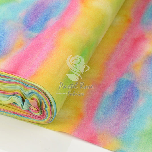 Rainbow cotton fabric