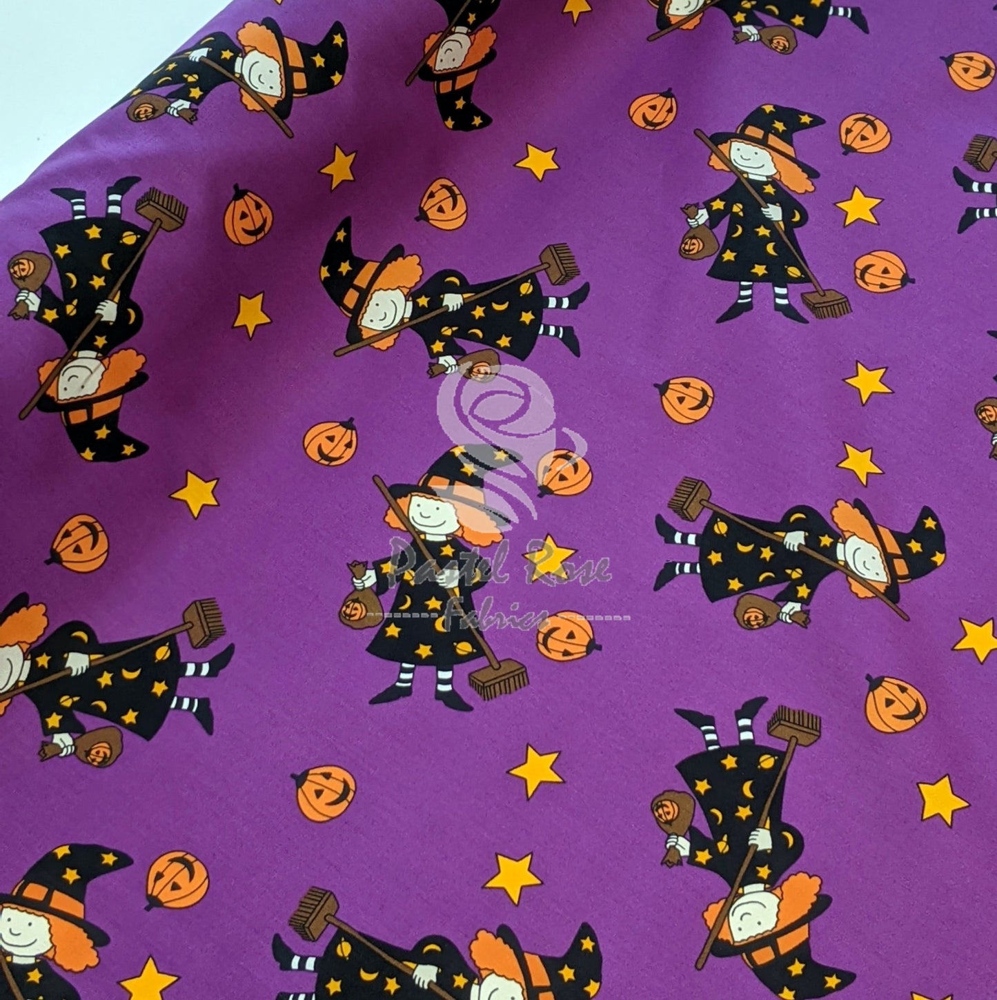 Witches 100% cotton fabric by half metre | 112cm wide