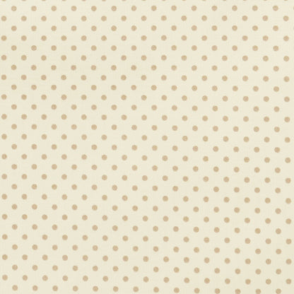 polka dots cotton fabric, tan