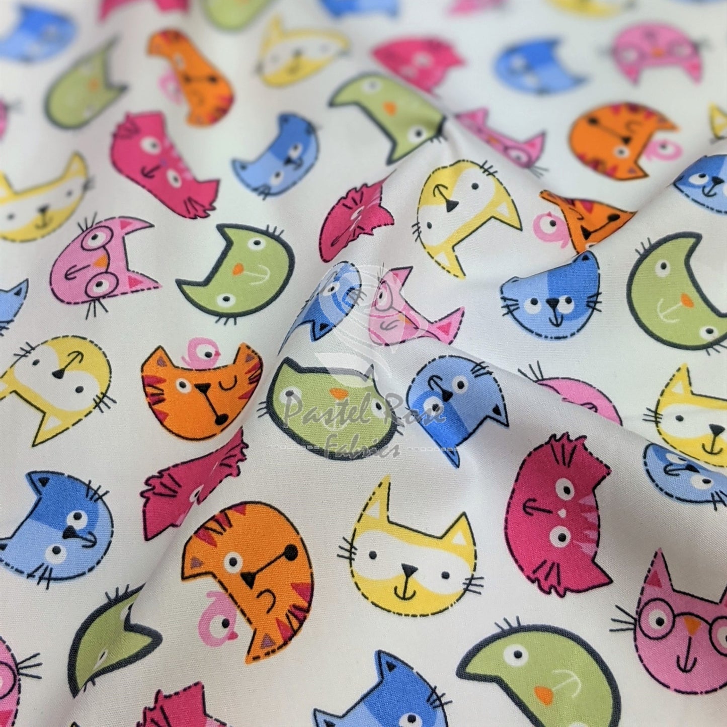 cat cotton fabric