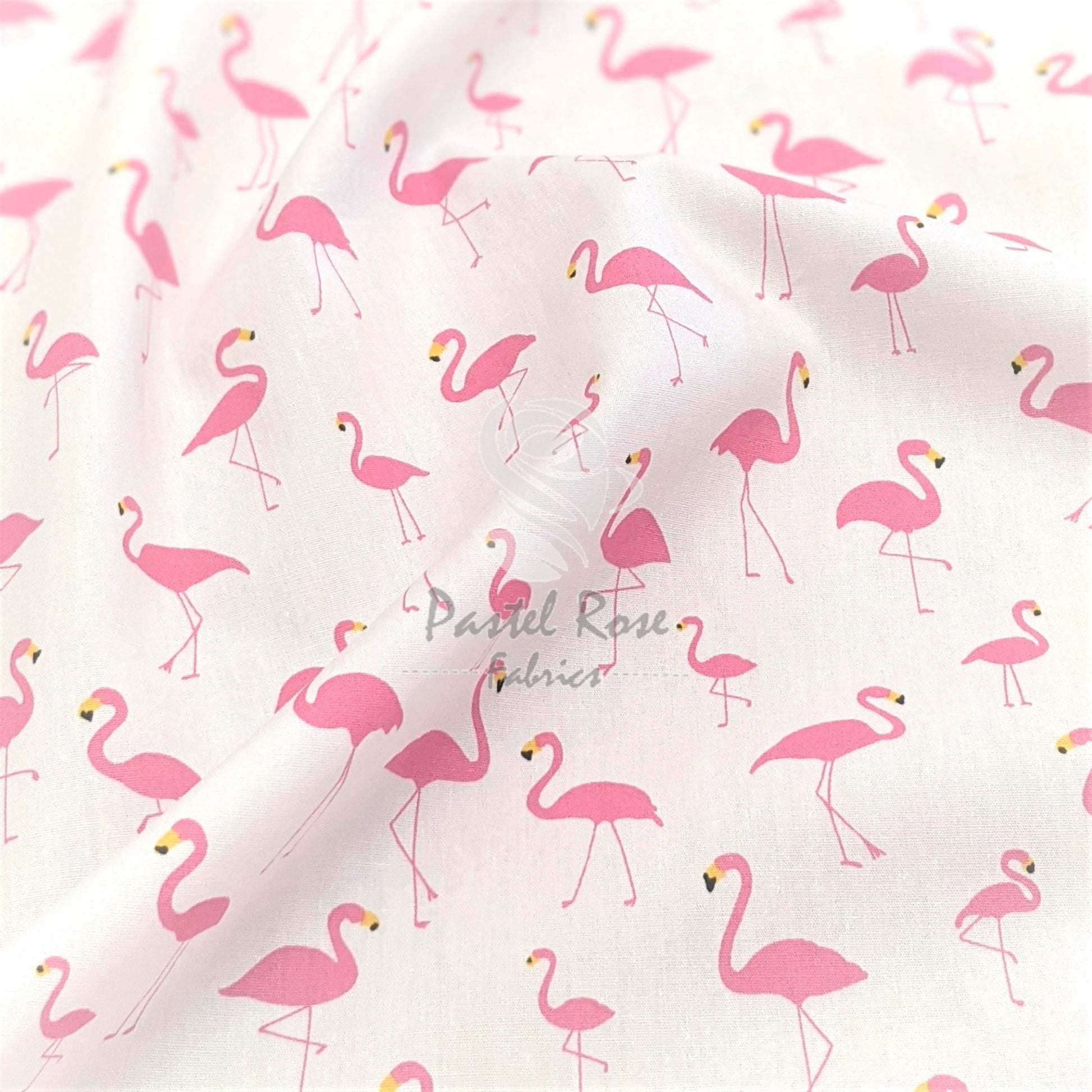 flamingo cotton fabric