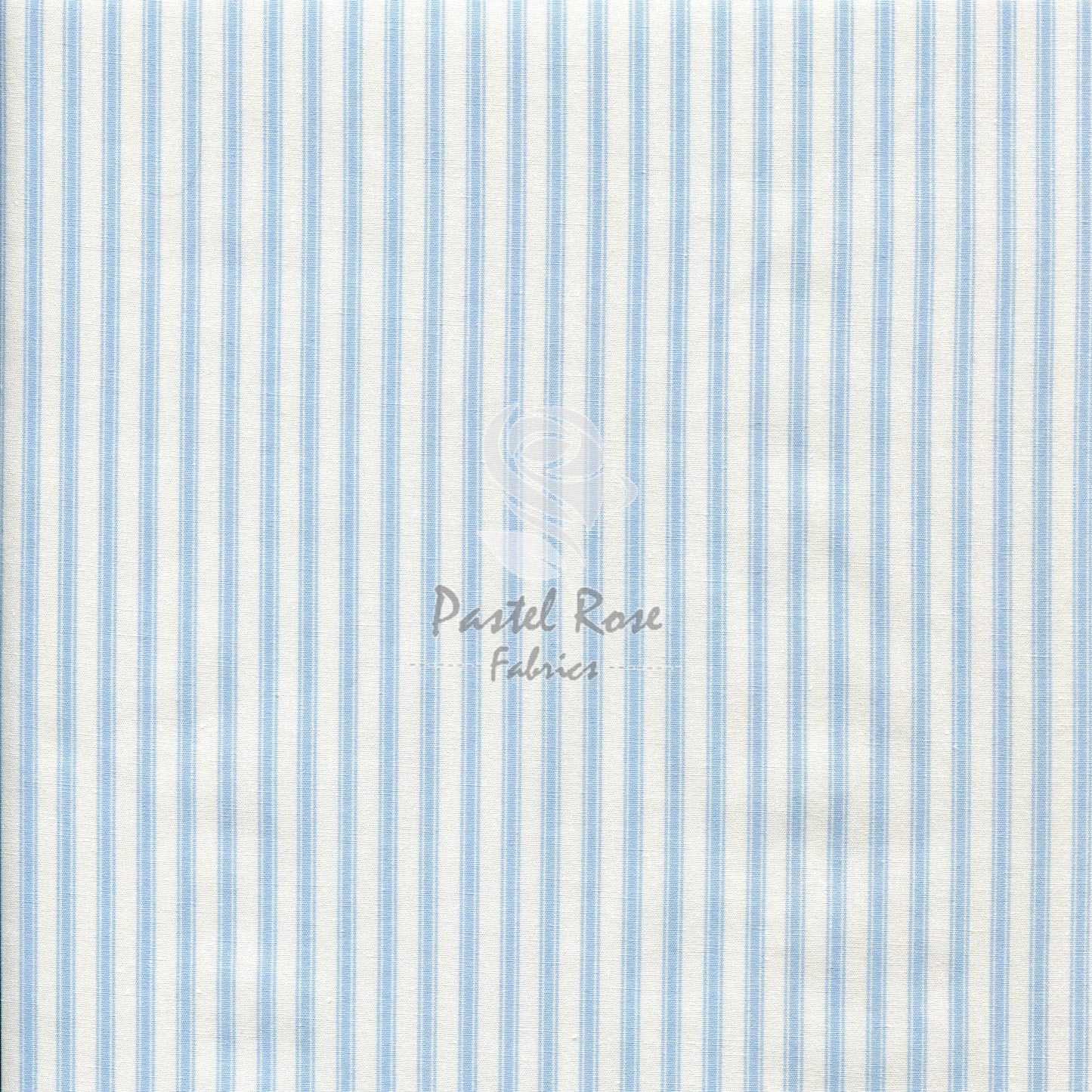 Ticking stripes cotton fabric, Blue