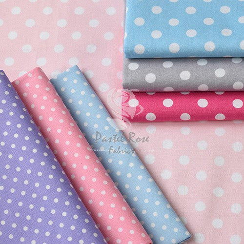 polka dots cotton fabric, large spots