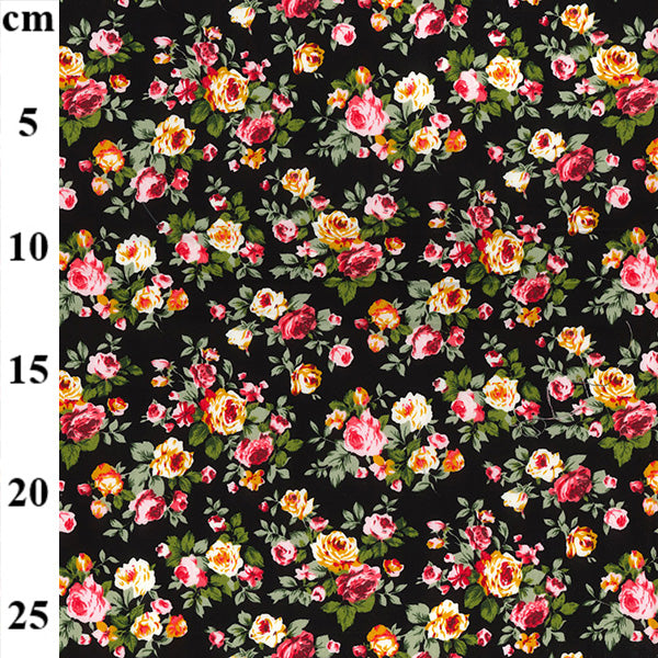 Floral cotton fabric