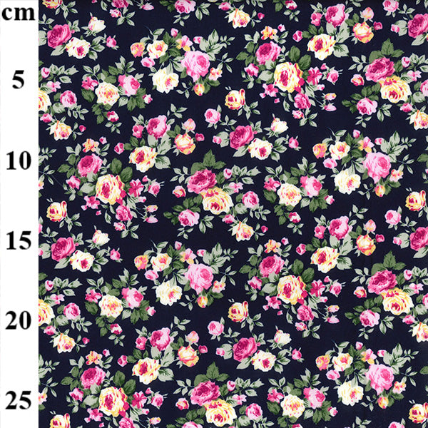 Floral cotton fabric